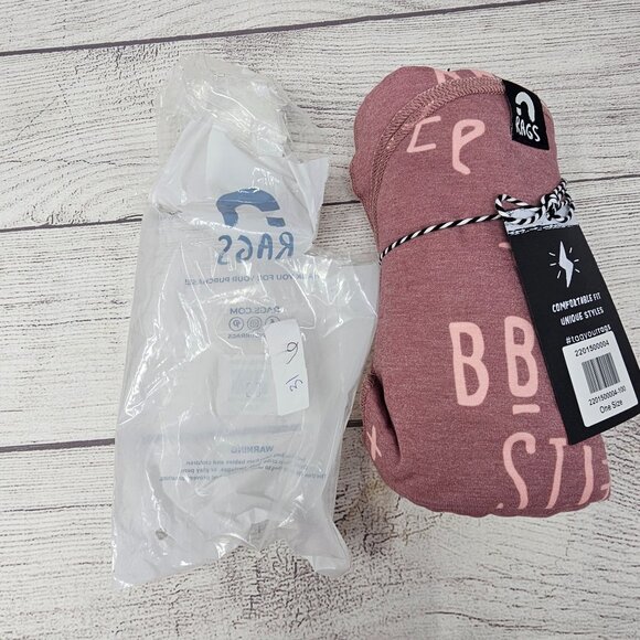 NWT Rags To Raches‎ "Bite Size" Swaddle Blanket One Size NWT Pink - Picture 3 of 4